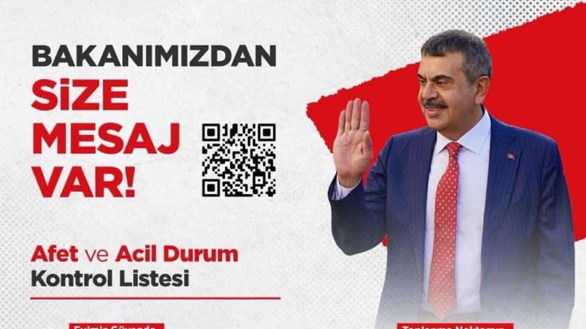 13 EKİM DÜNYA AFET RİSKLERİNİN AZALTILMASI GÜNÜ KAPSAMINDA DEPREM TATBİKATIMIZI GERÇEKLEŞTİRDİK. 